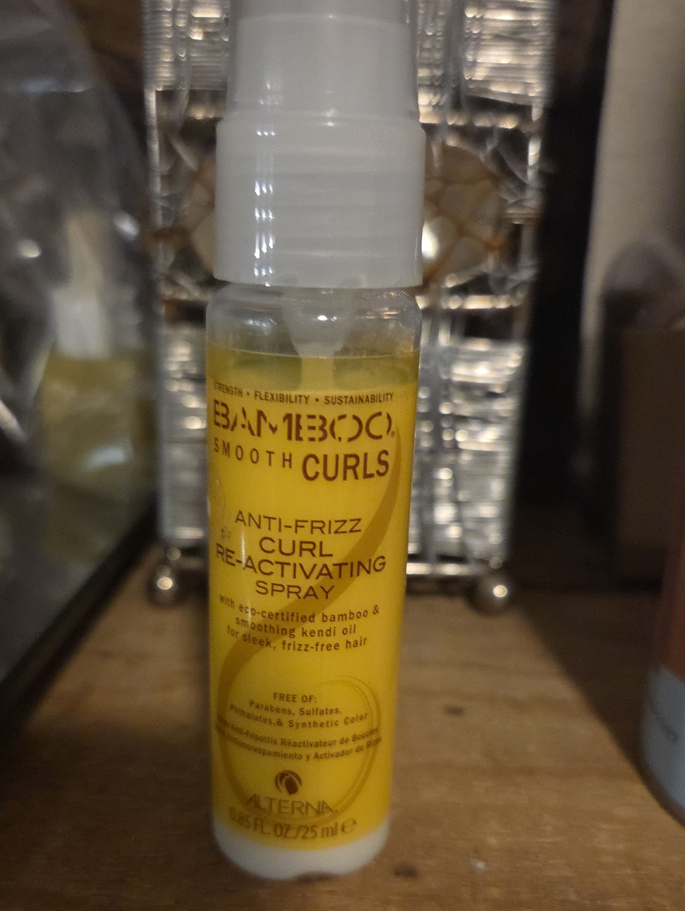 Alterna Bamboo Smooth Curls Anti-Frizz Curl Re-Activating Spray — New